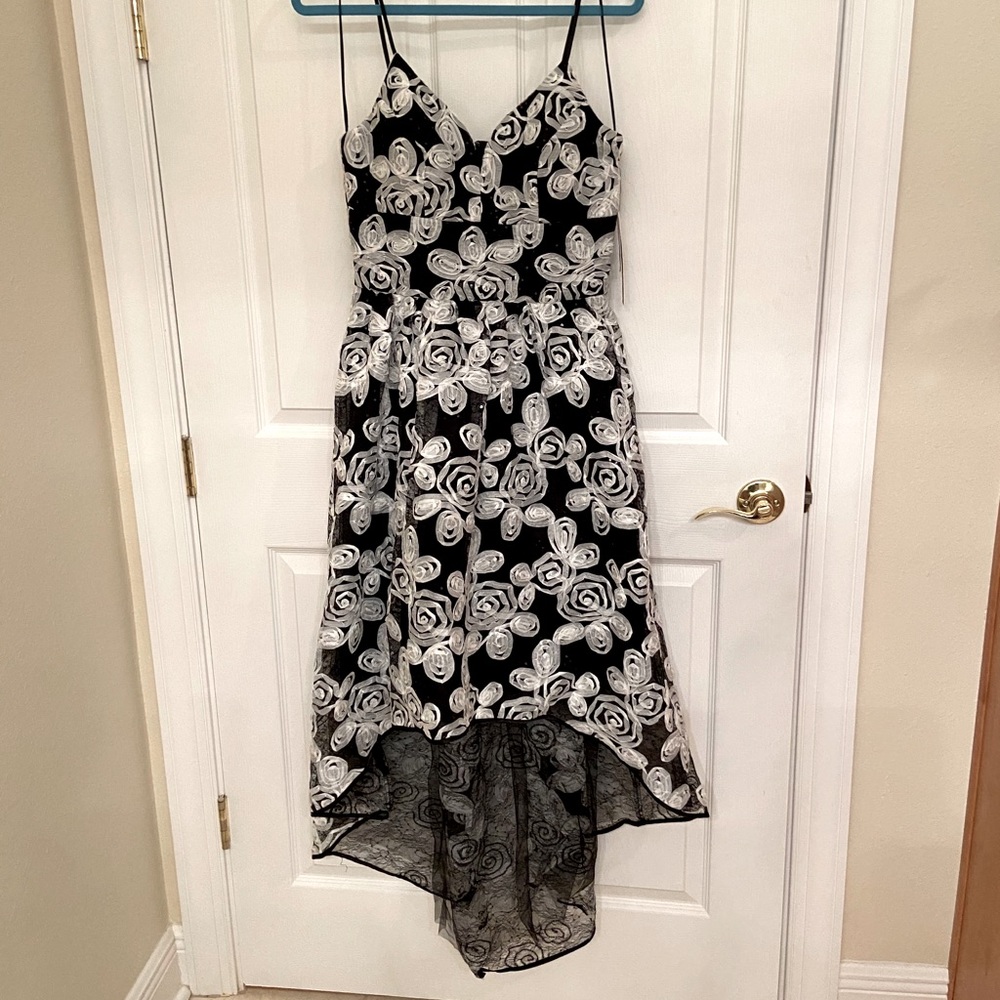 Nicole Miller High-Low Floral Dress NEW W/TAGS